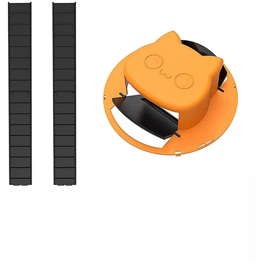Reusable Plastic Smart Mouse Trap Flip n Slide Bucket Lid Mouse Rat Mouse trap Humane Or Lethal Trap Door Style Multi Catch,Yellow