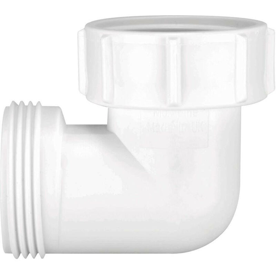 Mcalpine - 1 1/4'' 90° Bend x bsp Male Female Inlet Nut - n/a