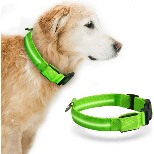 Led Dog Collar usb Rechargeable Luminous Dog Collar with Waterproof Rechargeable Flashing Collar s