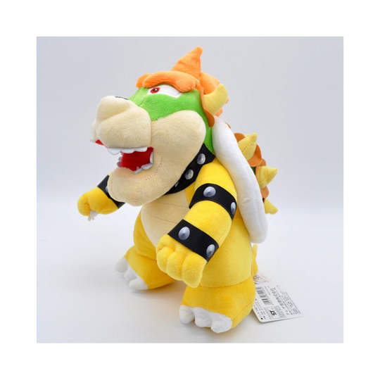 (Yellow) Super Mario Dry Bowser Bones Koopa Plush Doll Toy