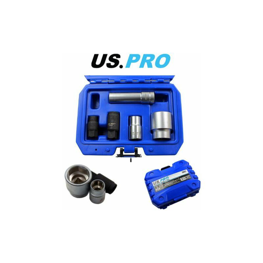 5 Piece 1/2' Drive Socket Set For Bosch Fuel Injection Pumps 5863 - Us Pro