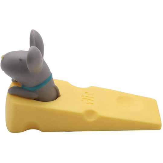 Ilovemilan - Cartoon Silicone Door Stopper Toy Kids Baby Home - Grey Rats