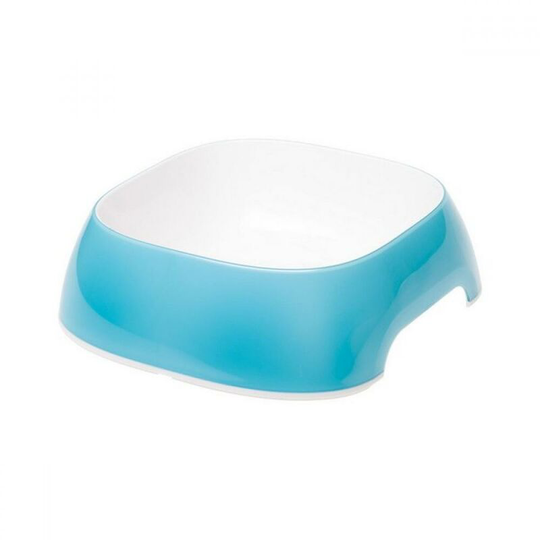 Glam Dog Bowl (24 x 23 x 7cm) (Blue/White) - Blue/White - Ferplast