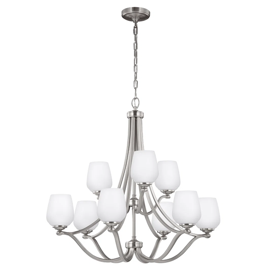 Lankford 9-Light Shaded Chandelier