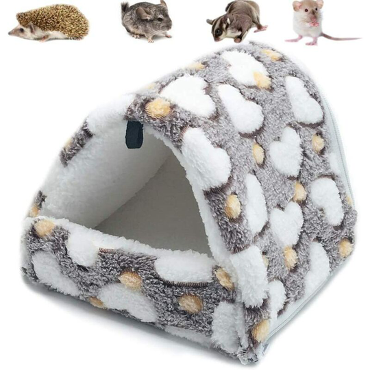 Small Animal Hammock Small Animal Hammock Warm House for Rabbit Hamster Chinchilla Guinea Pig Brown m