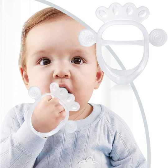 Baby Teether Toy, Teethers (2 pieces, Transparent color)