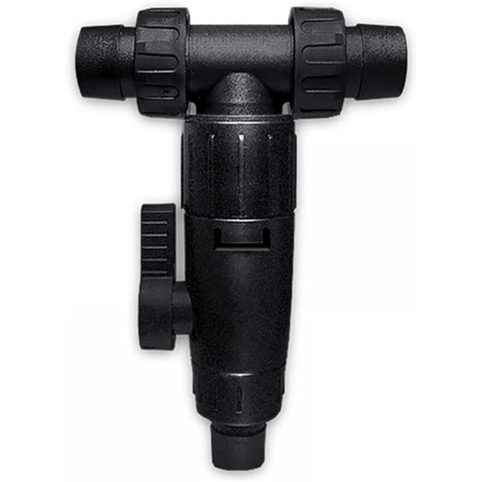 Tinor - Three Way Aquarium Water Valve, Aquarium Water Change Exchange Connector Water Flow Valve Hose Connector Adapter for Pond Pump Streams