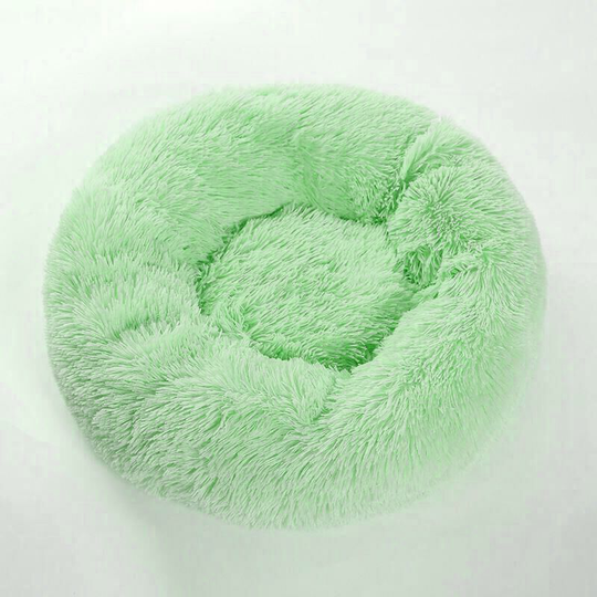 Cat Bed Beautiful Pet Bed Small Dog Bed Plush Soft Round Cat Sleeping Bed (50 cm Diameter Light-C