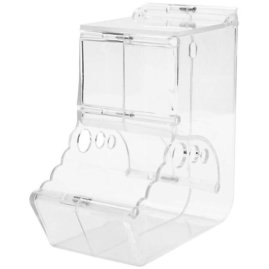 Automatic Pet Feeder, Bird Hamster Small Animal Feeder, Plastic Feeding Device Water&Food Dispenser for Hamster Bird Parrots