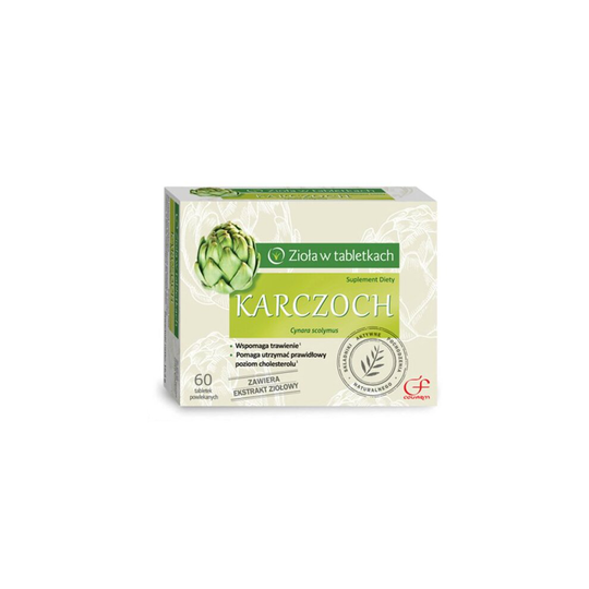 Artichoke 60 Tabs Extract Supports Detoxification Liver Karczoch