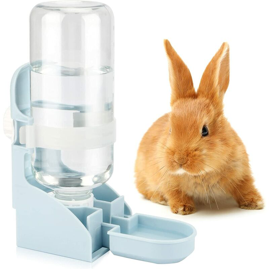 Perle Rare - 500ml Rabbit Water Dispenser Hanging Water Fountain Automatic Dispenser No Leaking Water Feeder for Rabbit Chinchilla Guinea Pig