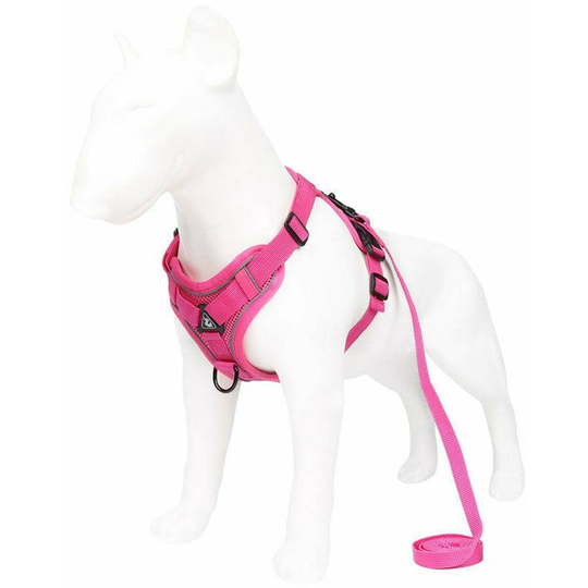 Monly - Dog Harness, Reflective Dog Doors, No Pull Dog Harness, Harness and Leash Set, Soft Breathable Padded Harness for Small, Medium and Large