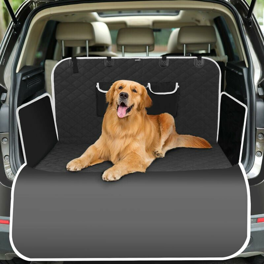 Bearsu - Universal Dog Car Trunk Cover, Waterproof & Non-Slip Dog Trunk Cover, Trunk Cover Protection with 3 Storage Bags, for Small & Medium Car