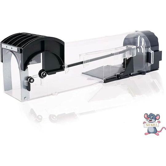 Transparent and User-Friendly Mouse Trap, No Need to Kill Moles Rat Traps, Reusable Smart Mouse Catc