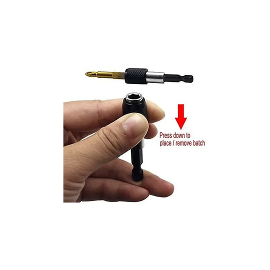 Magnetic Screwdriver Bit Holder, 6.35mm Hex Shank Connection Rod Adapter Extension Bit Holder For Screws, Nuts, And Any Drill