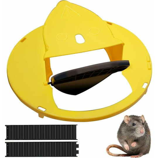 Flkwoh - Mouse Trap Rat Bucket Slide Bucket Lid Mouse Trap Attrape Flip Bucket Lid Tapetteà Compatible Balance Indoor And Outdoor Auto Reset Mouse