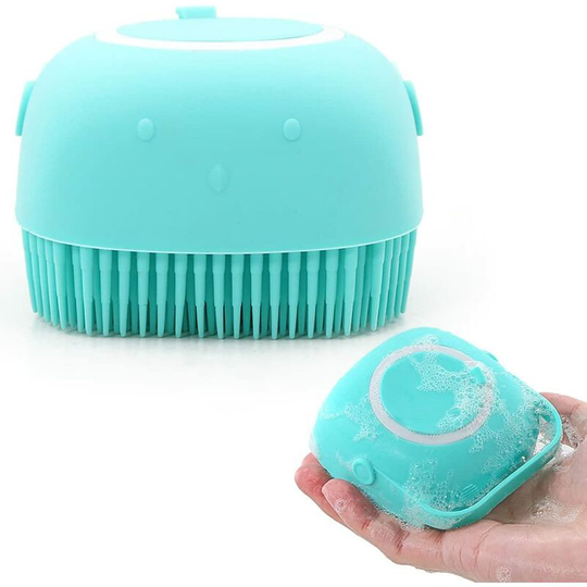 Cleaning Pet Brush Glove, Pet Glove, Massage Glove, Long Hair, Short Hair, Cat, Dog, Horse, Rabbit, Remote Hair Removal Beauty, Blue