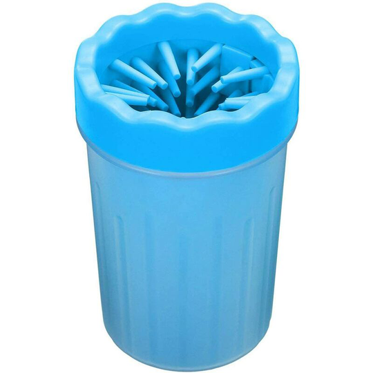 Dog Paw Cleaner, Silicone Foot Cleaner for Dogs, Cats, Grooming with Muddy Paws (l, Blue)