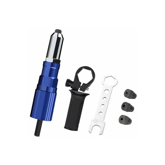 Electric Rivet Gun 2.44.8mm Rivet Nut Gun Drill Bit Adapter Riveting Tool Nut Pull Rivet Tool