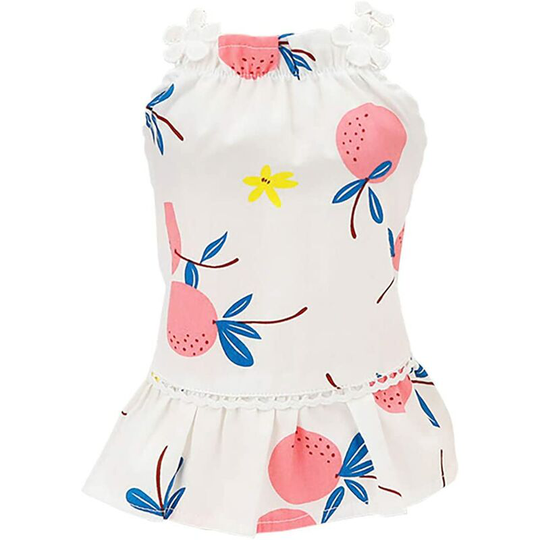 Soekavia - Dog Dress Puppy Skirt Dog Clothes Princess Dresses Tutu co.ukuit Braces Skirt Wedding Cotton Dress for Small Dog Girl Female Cat (m,