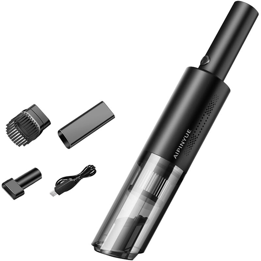 Superseller - 120W 6000Pa Handheld Vacuum Cleaner usb Vacuum Cleaner hepa Filter - Black & usb Rechargeable