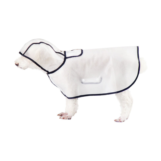 Dog Raincoat Poncho, Waterproof Windproof Soft Scrub Pet Raincoat l - Muff