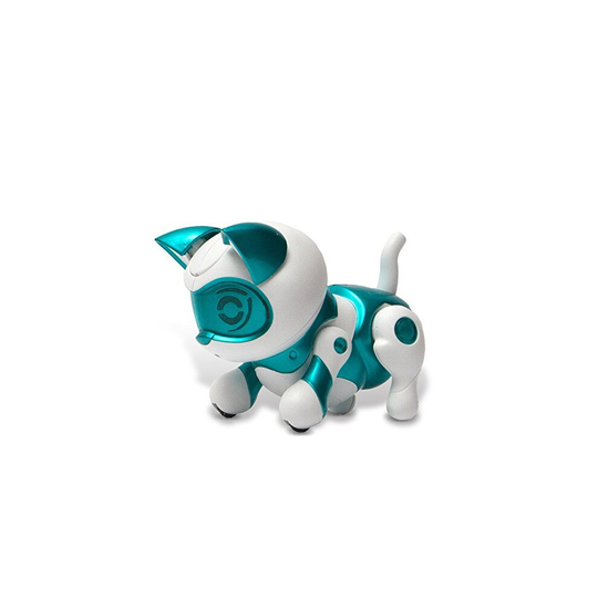Tekno Newborns Pet Cat Toy Robotic Kitty Interactive Cat That Jumps Walks And Begs.