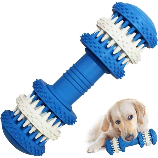 Toy Ball for Dogs Ball Toy Dog Indestructible Chew Toy Rubber Toy Dog Ball Ball Cleans Teeth (Blue, Big)