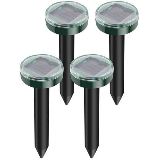 Deckon - Ultrasonic Solar Mole Repeller,Solar Ultrasonic Mole Repeller,Intelligen Solar Mole Repeller Combines Sound and Vibration,Anti Mole