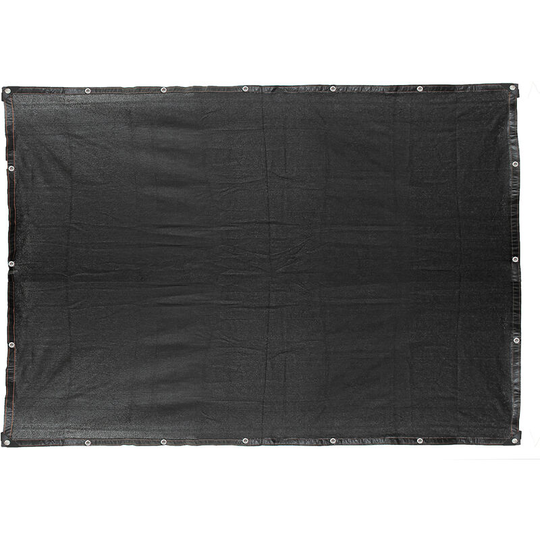 4x6M Outdoor Dog Cage House Roof Cover Pet Sun Shade Black