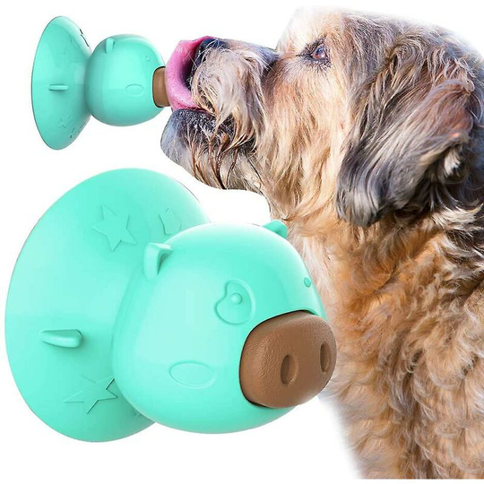 Dog Licking Toy Pets Teeth Cleaning Chew Toy Slow Feeder with Suction Cup