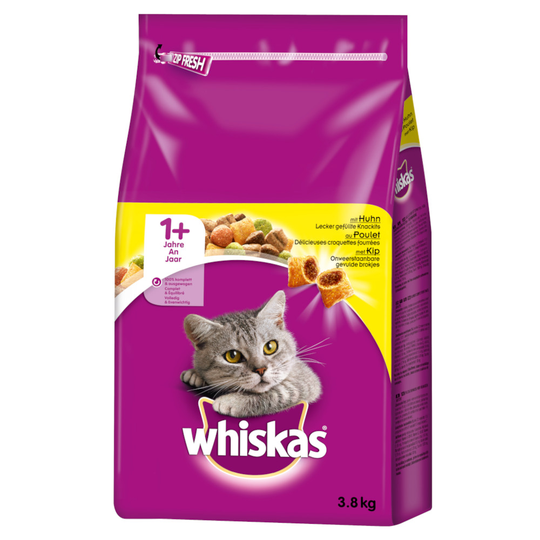 Whiskas 1+ Chicken - 3.8kg