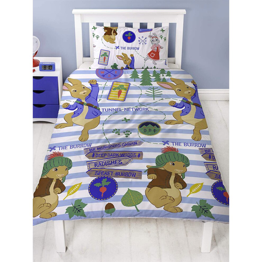 Peter Rabbit Single Duvet Cover and Pillowcase Set
