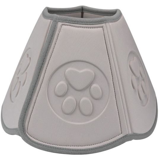 Dog Cone Collar Dog Recovery Protective Collar for Pet Dog Cat Anti-Bite Lick Wound Healing,Grey,S - Grey,S