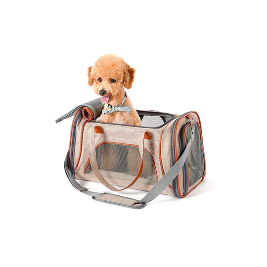 Cat/Small Dog/Rabbit Carrier Bag, Foldable and Sturdy Carrier Basket for Kitten/Puppy/Rabbit/Small Animals for Traveling