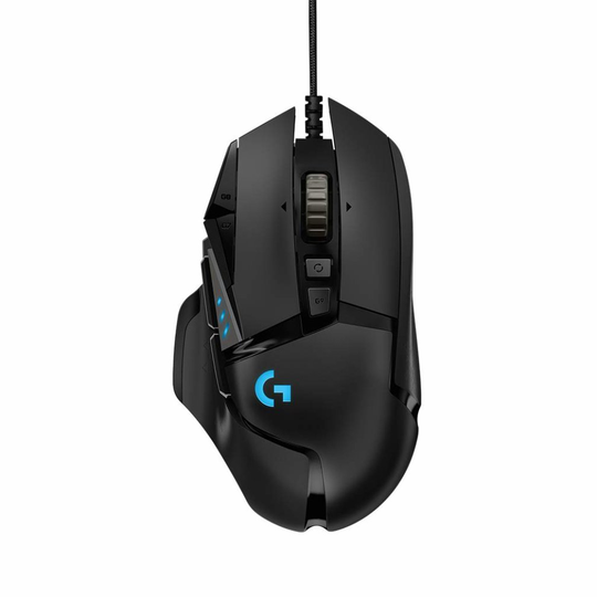 Logitech G502 HERO Gaming Mouse with HERO Sensor (RGB Mice, 16'000 DPI, 11 Programmable Buttons, Laptop PC Computer Mouse, 5 Adjustable Weights,...