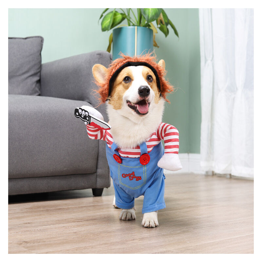 New pet dog creative funny Teddy dog personality costume change 21*57*27cm