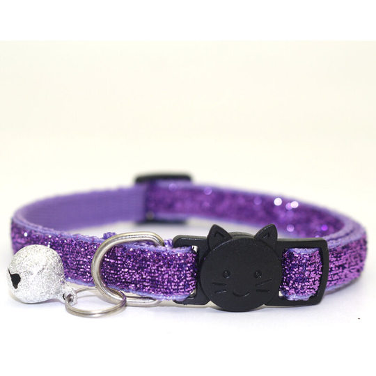 Bette Cat Collars, Adjustable Puppy Costume, Pet Collar Escaped Kitten Collar (Purple) 2pcs