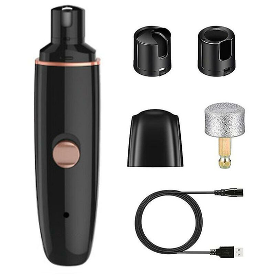 Dog Nail Grinder, Electric Nail File and Nail Grinder for Dogs with 2 Grinding Discs, Dog Nail Scissors for Smooth Trimming and Smoothing, Nail Care