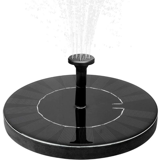 Denuotop - Solar fountain with battery, 1.5 w outdoor garden fountain, water fountain, garden decoration, mini water pump, solar pump with battery,
