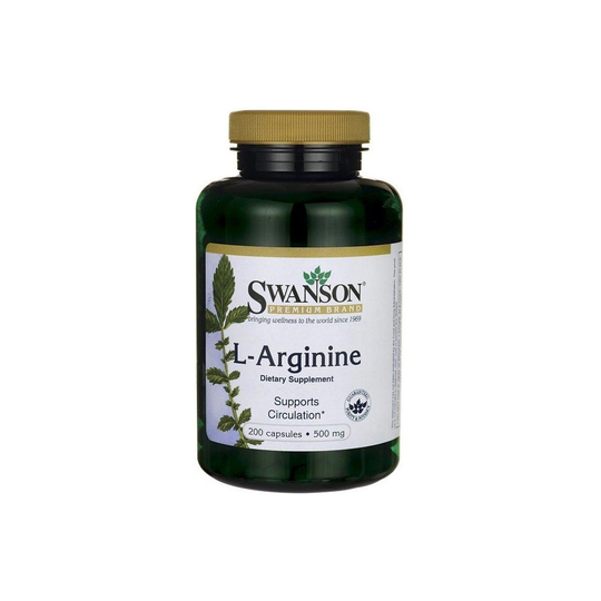 Swanson L-Arginine , 500mg - 200 caps