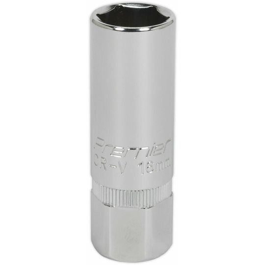 16mm Spark Plug Socket - 1/2' Square Drive - Car Engine Maintenance Nut Tool
