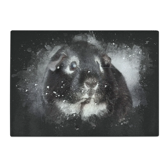 Guinea Pig Paint Splash Chopping Board