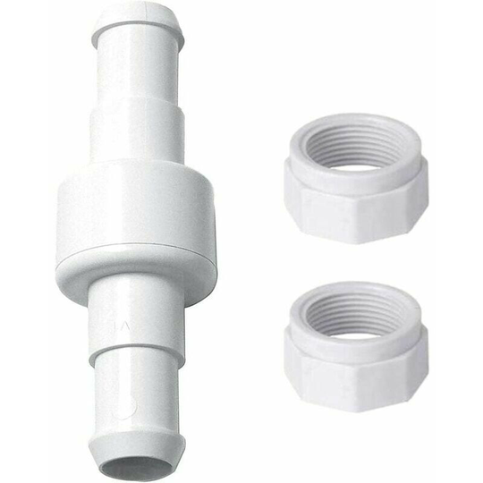 DECKON Pool Cleaner - Connector Assembly with Polaris 280, 380, 180 Pool Cleaner D20 Swivel Hose & D15 Hose Nut & Swivel Hose Connector
