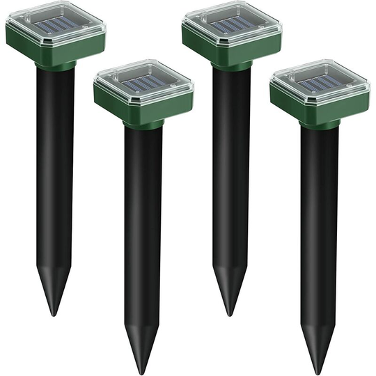 Pack Solar Ultrasonic Rat Repeller Outdoor Garden Rat Repeller