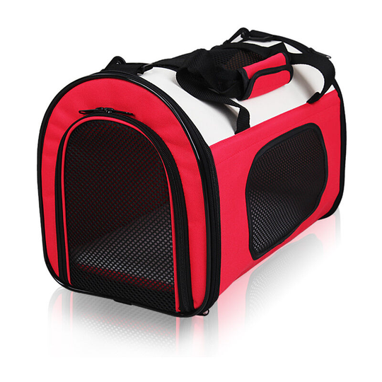 Thsinde - Bag for Cats and Dogs, Pet Carrier Bag, Red, Material: Mesh material, Polyester , s- (length 40 * width 25 * height 30 cm) suitable for
