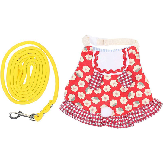 Modou - 1 Set Rabbit Harness and Leash Rabbit Harness Small Pet Rabbit Harness Vest Clothes Pet Safety Accessories