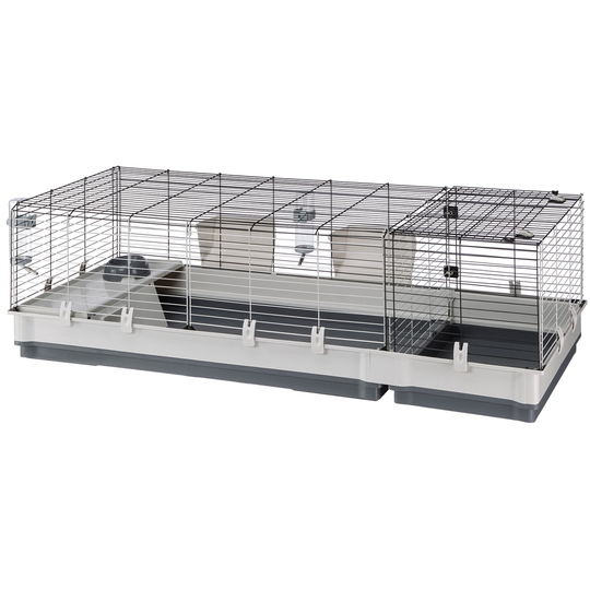 Ferplast Plaza 160 Small Pet Cage - Grey: 162 x 60 x 50 cm (L x W x H)