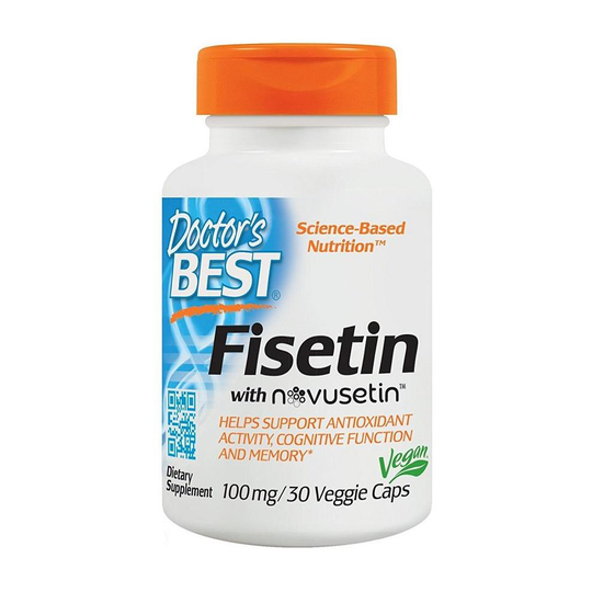 (30 vcaps) Fisetin with Novusetin, 100mg - 30 vcaps