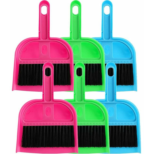 3 Piece Mini Plastic Broom Dustpan Set Small broom desktop cleaning tool for household cleaning